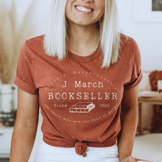 Too Fond of Books Shirt